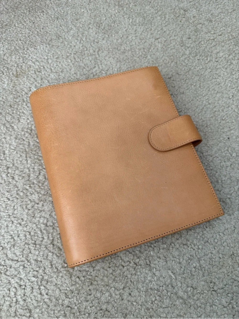 Moterm Luxe Rings Planner - A5 (Vegetable Tanned Leather) - Picture 1 of 14
